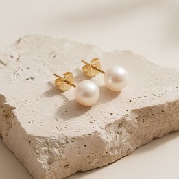 Pendientes Perla Vintage